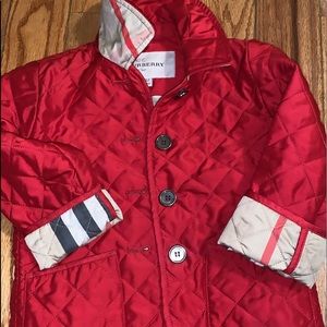 Burberry little girls jacket